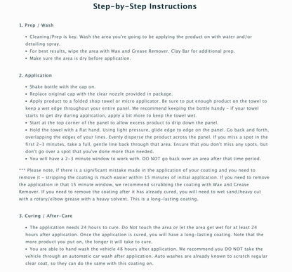 Shiny Car Stuff Hand-Applied Clear Coat {Buy 1 Get 1 Free}